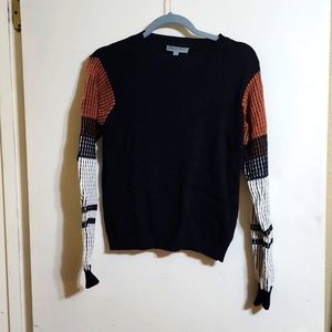 Cable Stitch Color Block Sweater